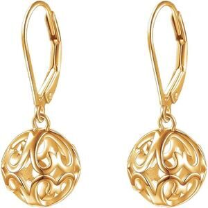 S925 Sterling Silver Heart Dangle Drop Stud Earrings for Women  Jewelry